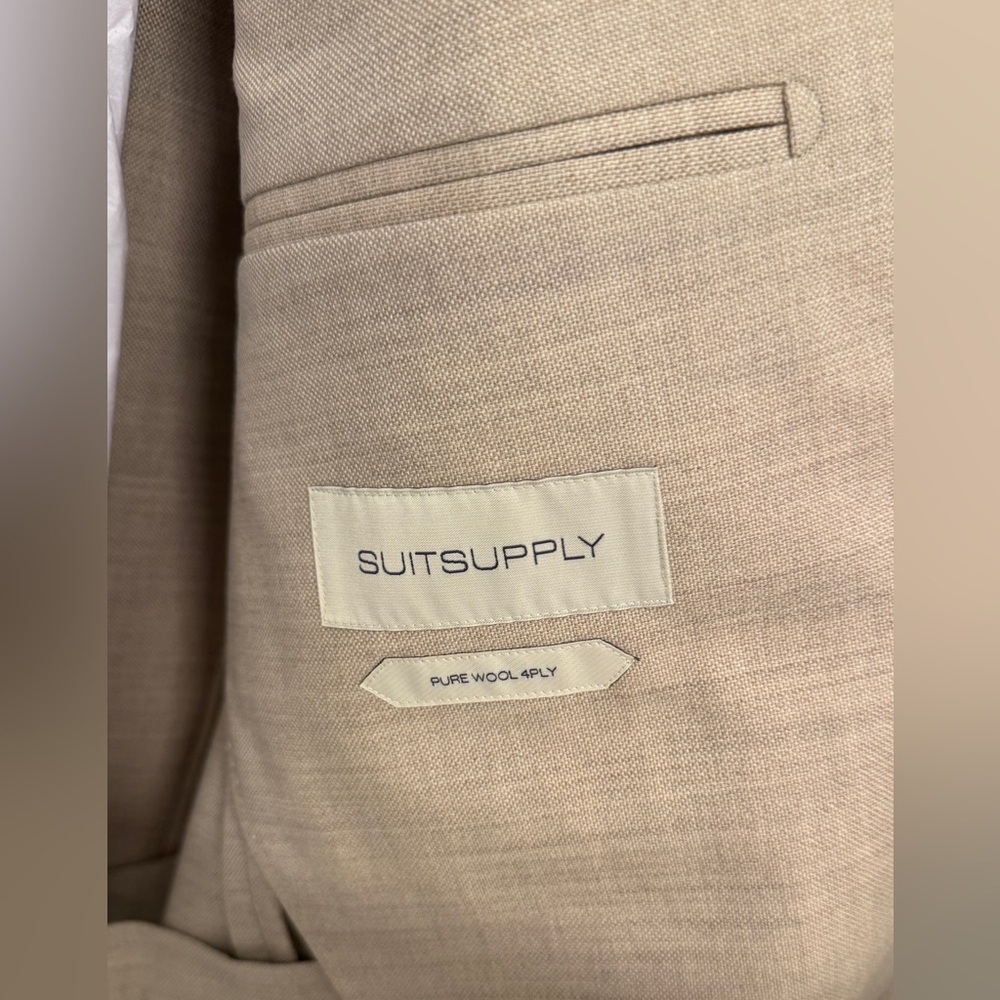Sand Tailored Fit Havana Suit Jacket - Picture 3 of 8